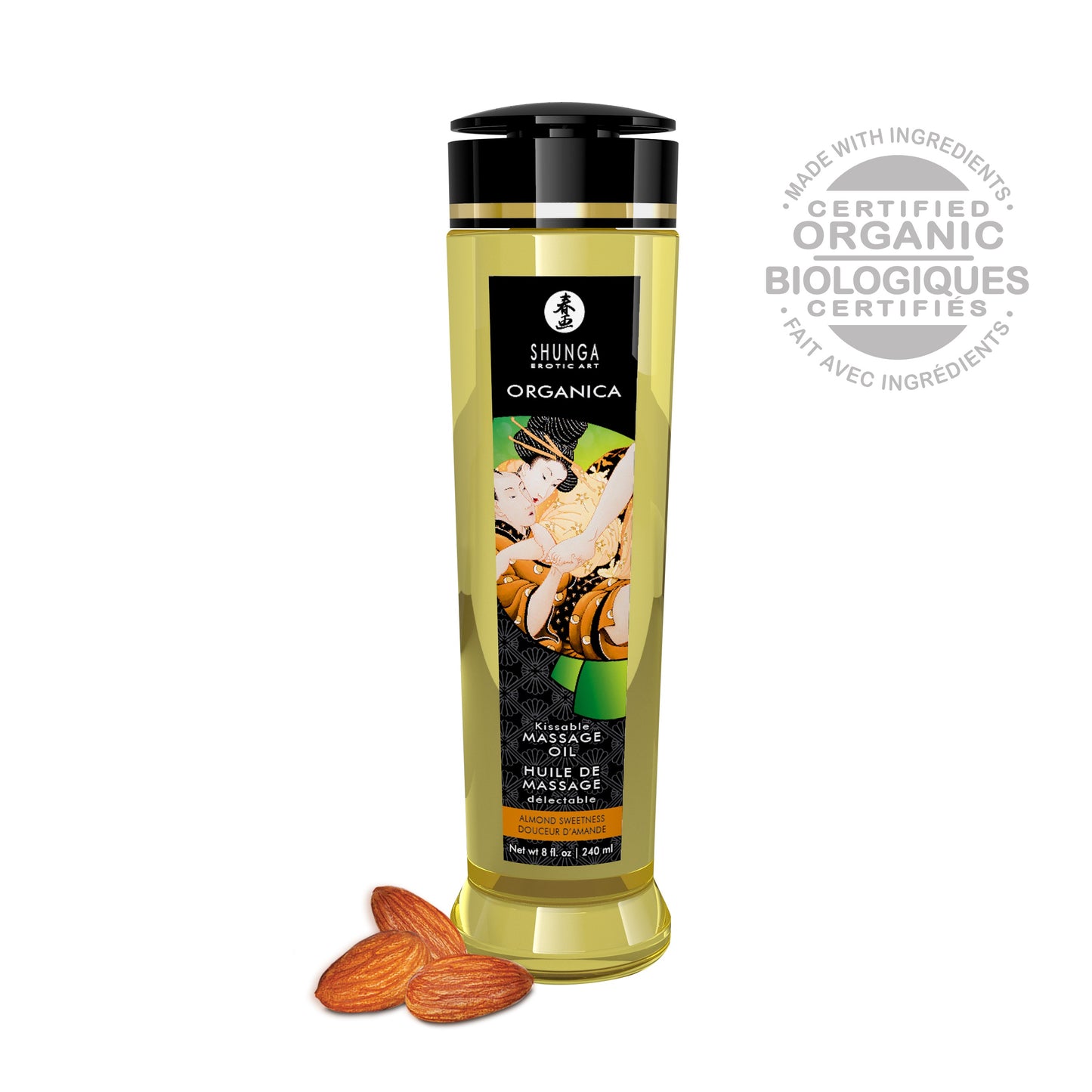 Organica Massage Oils - Almond Sweetness - 8 Fl. Oz. SHU1312