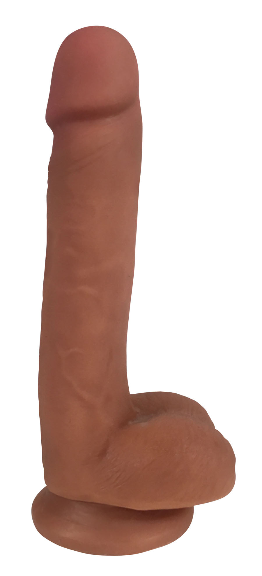 Easy Riders 7 Inch Slim Dong With Balls - Caramel CN-18-0915-12