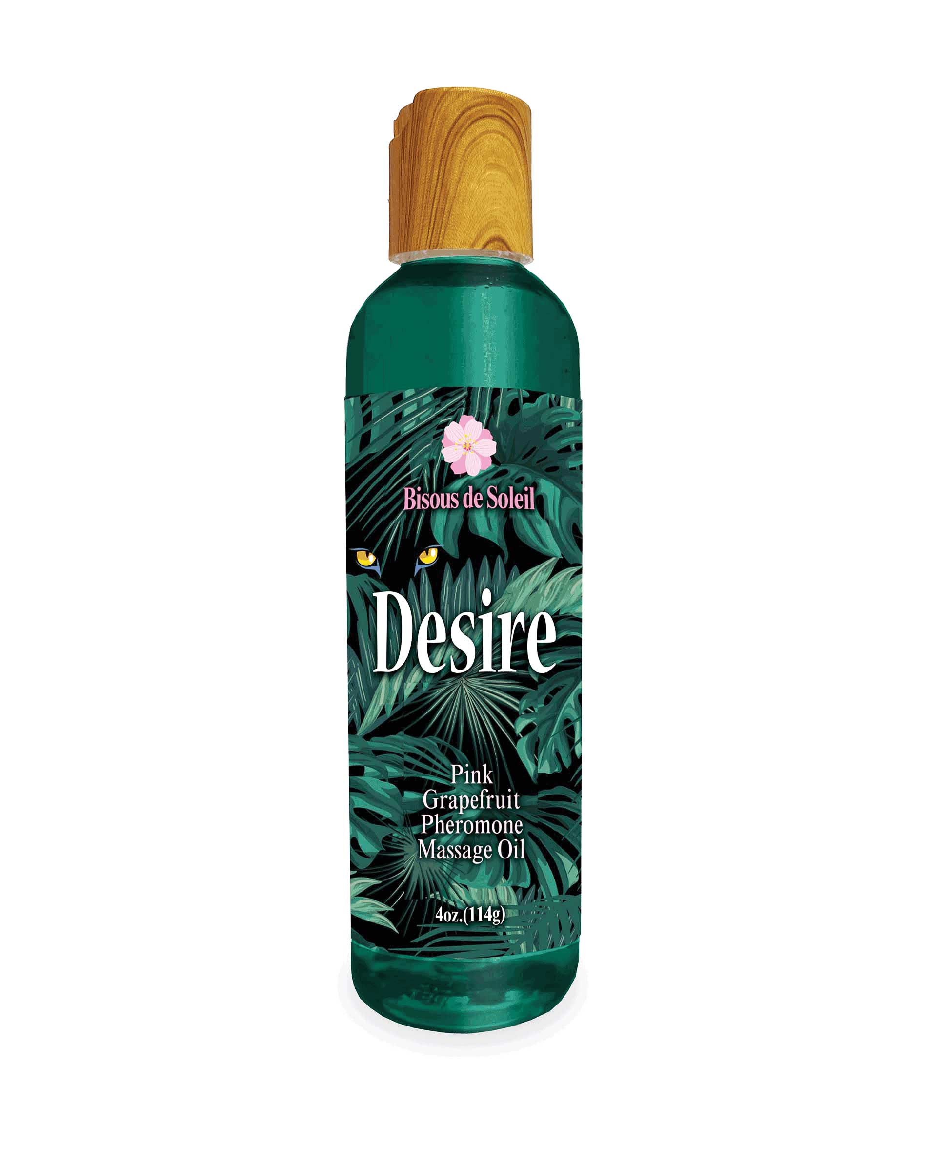 Desire Pheromone Massage Oil 4 Oz - Pink  Grapefruit LG-BT700