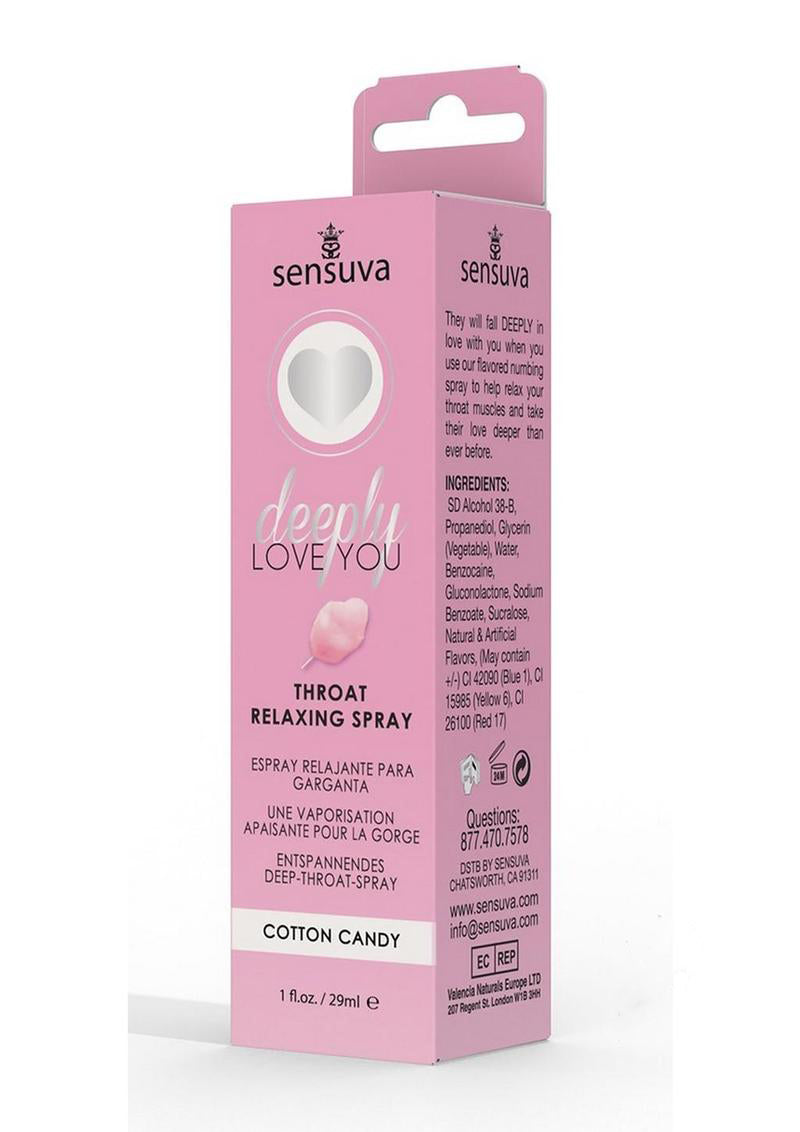 Deeply Love You Throat Relaxing Spray - 1 Fl. Oz.  - Cotton Candy SEN-VL501-ML